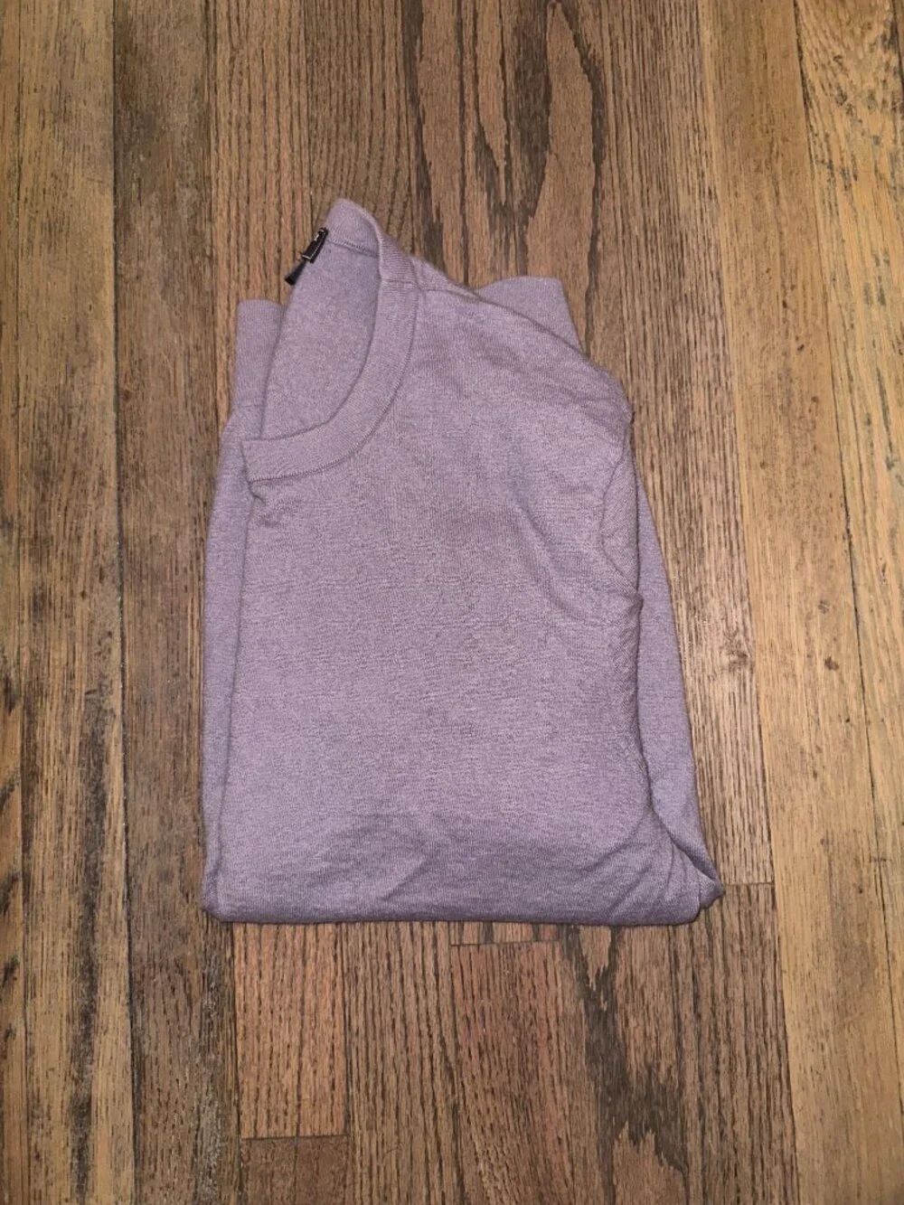 Todd Snyder Silk Cashmere Tee - Dusty Lavender - Men's Large